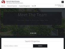 Tablet Screenshot of bunchre.com